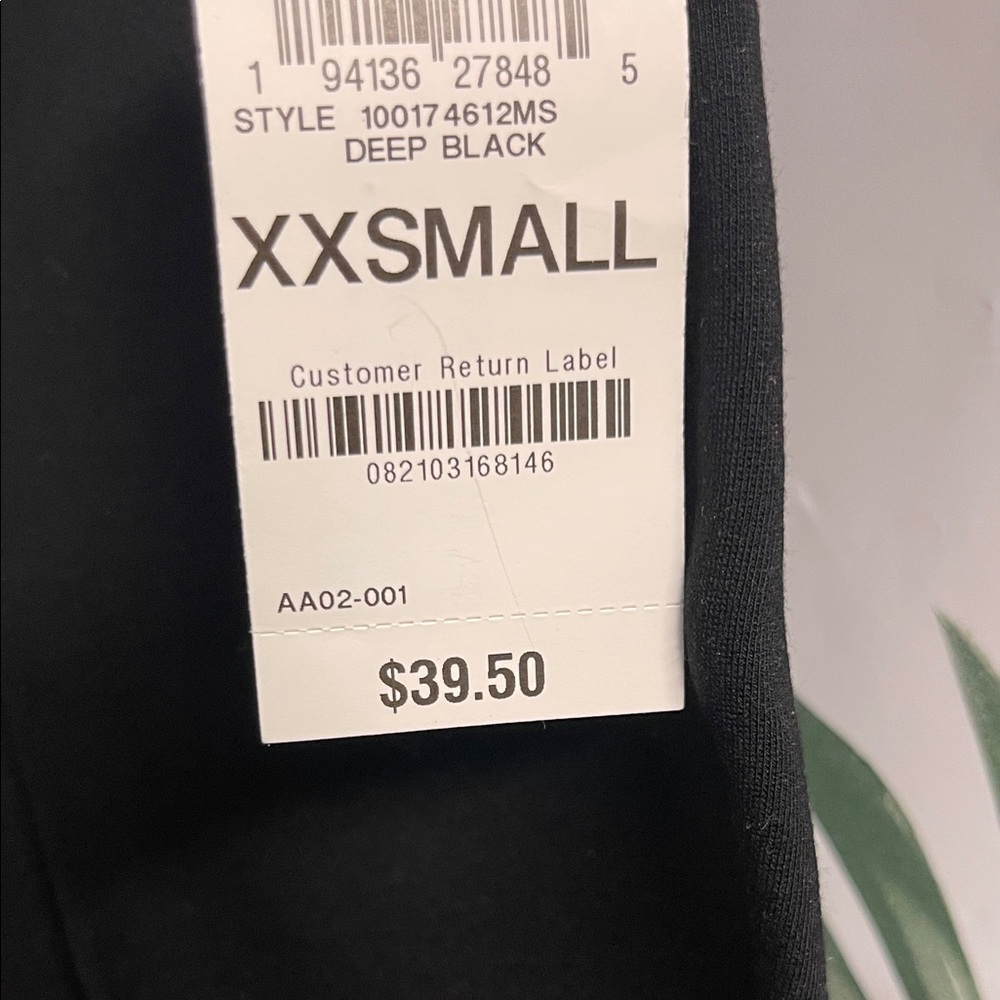 Bar III Jet Black XXS Leggings - Picture 2 of 4